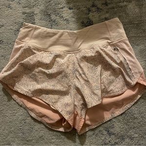 Outdoor voices running shorts with zipper